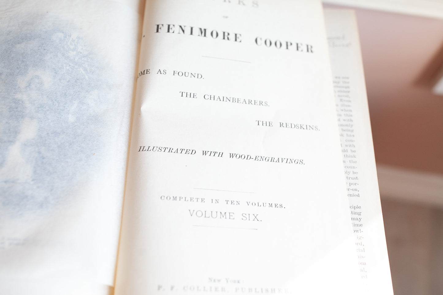 Antique Books -Coopers Works- Volume 5 and 6