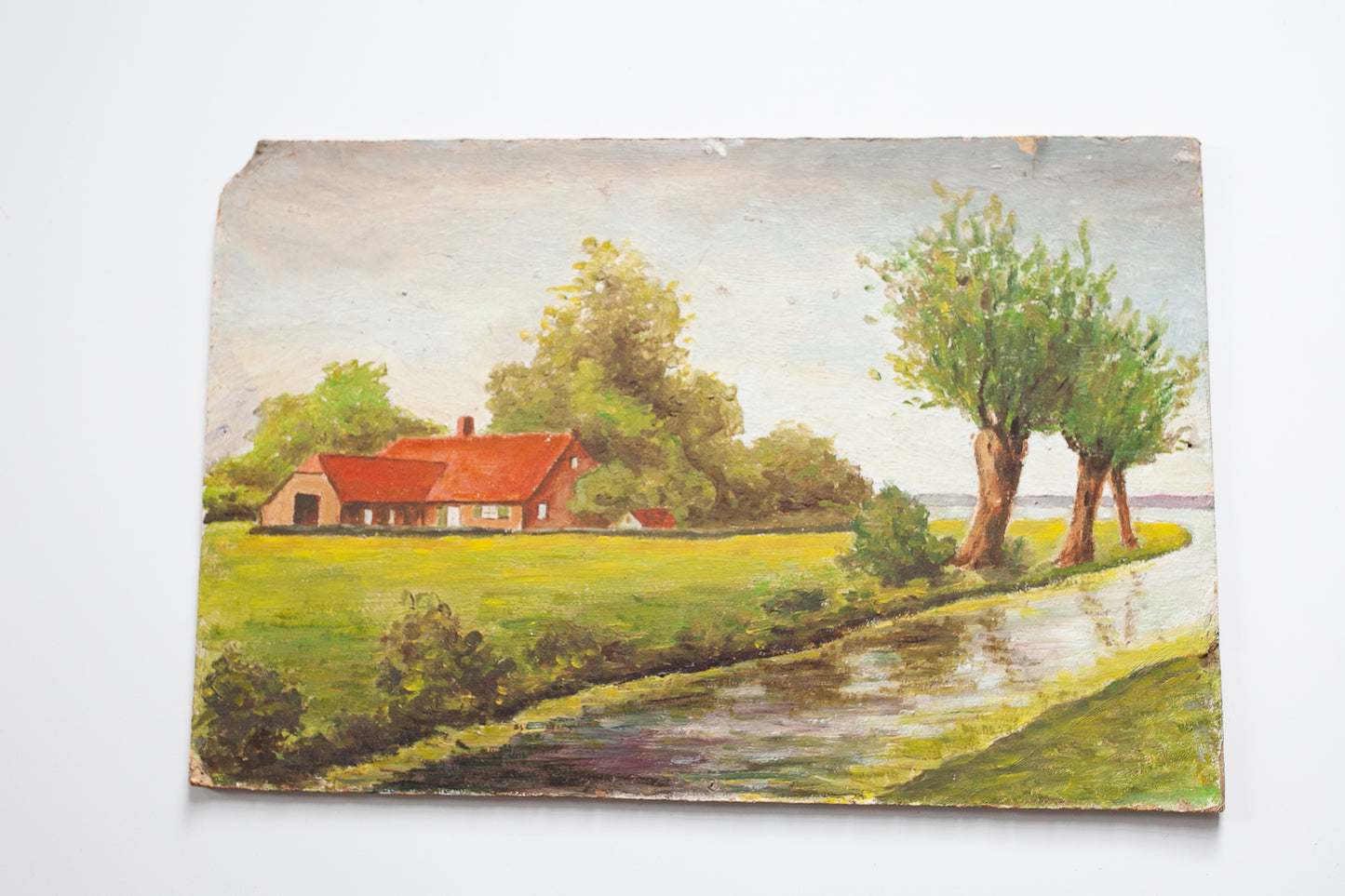 Vintage Painting - Cottage Painting