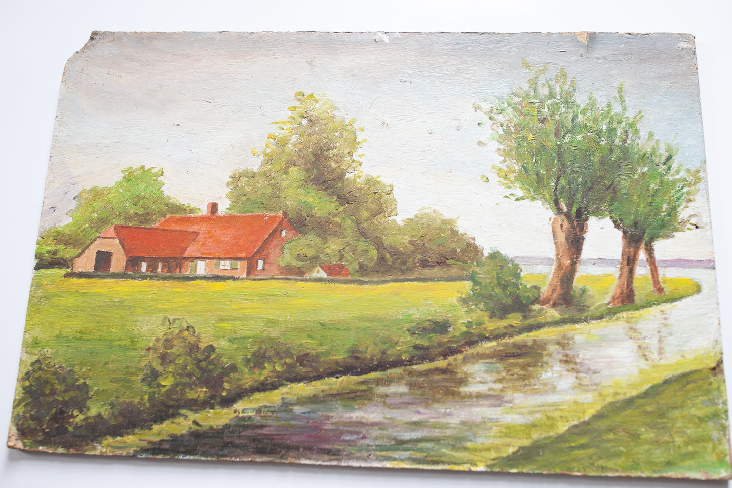 Vintage Painting - Cottage Painting