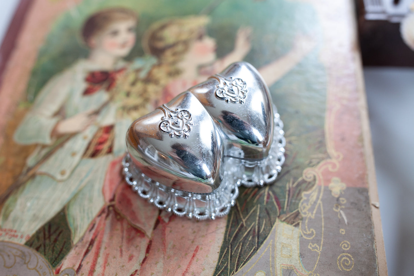 Vintage Ring Box - Ring Display -Vintage Wedding
