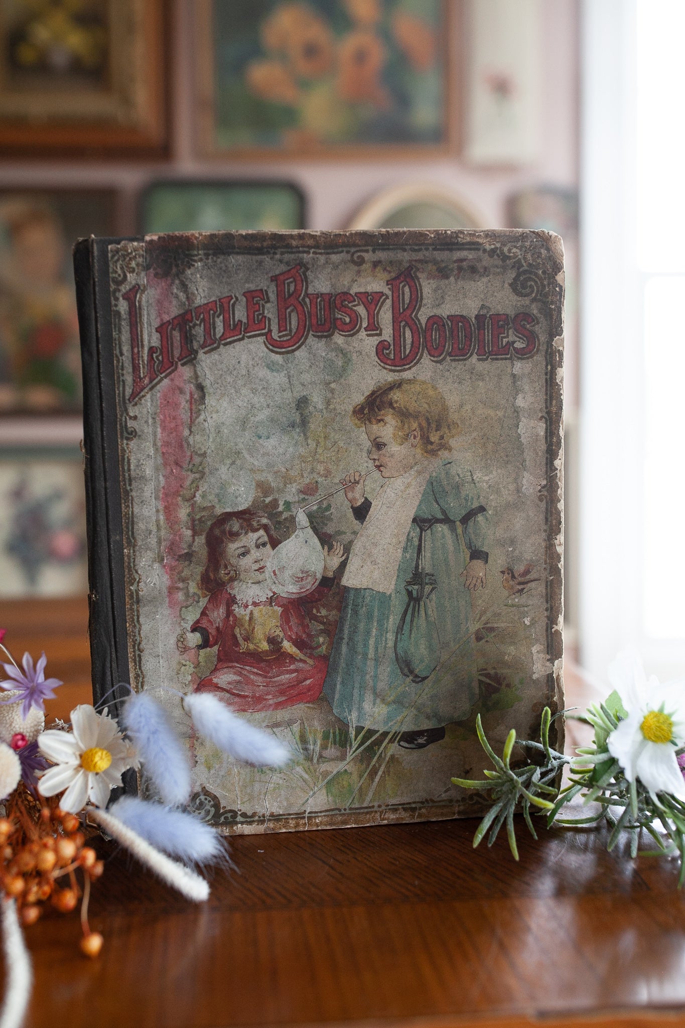 Antique Book - Little Busy Bodies