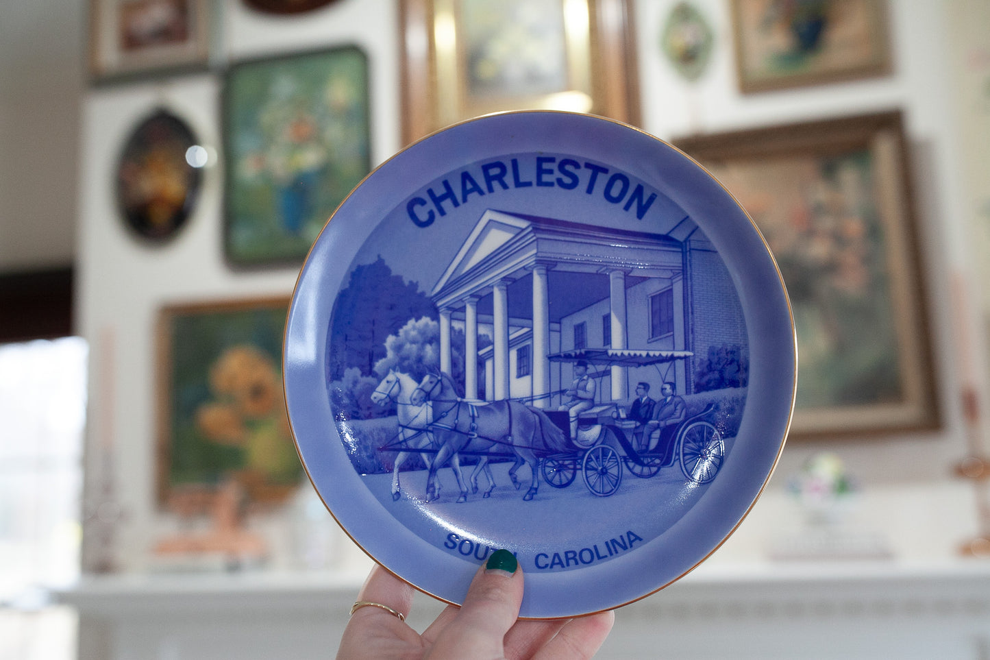 Charleston South Carolina Plate- Vintage Collectible Plate