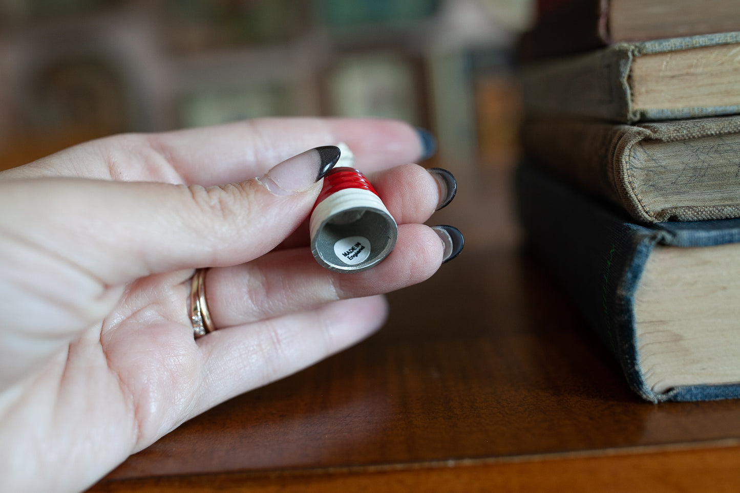 Vintage Thimble -Clown Thimble Mime