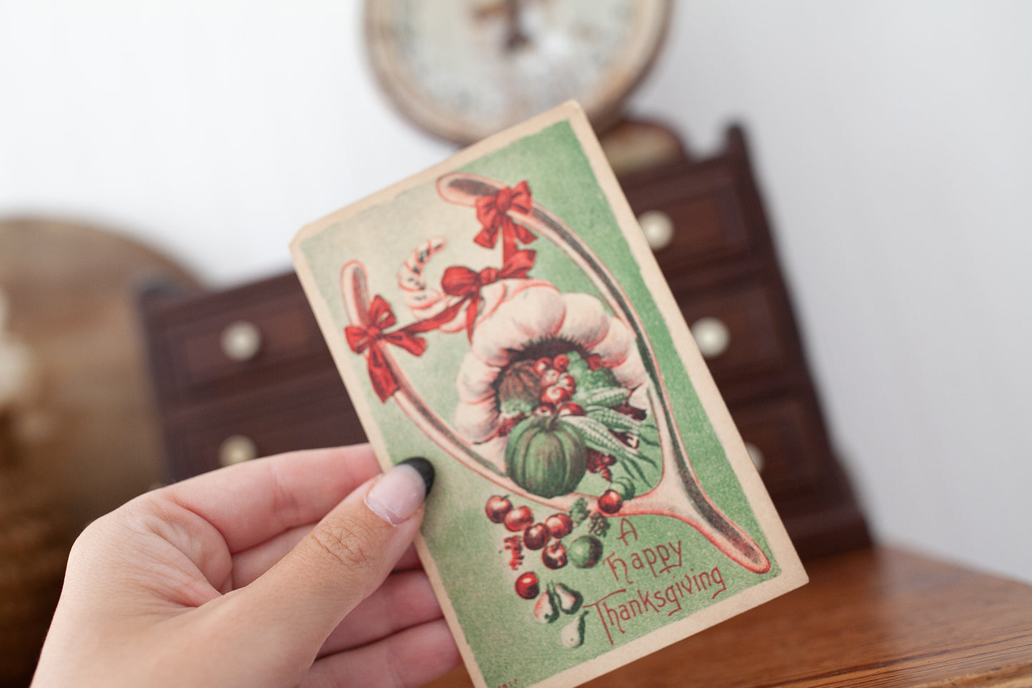 Antique  Postcard -Thanksgiving