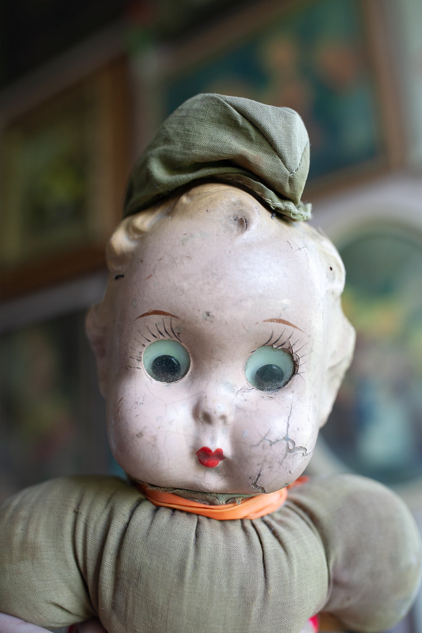 Vintage Googly Eyed Doll Sailor Doll Googly Eyed Sailor Boy Doll by Ralph A. Freundlich Vintage 1937 Plush Toy with Google Eyes