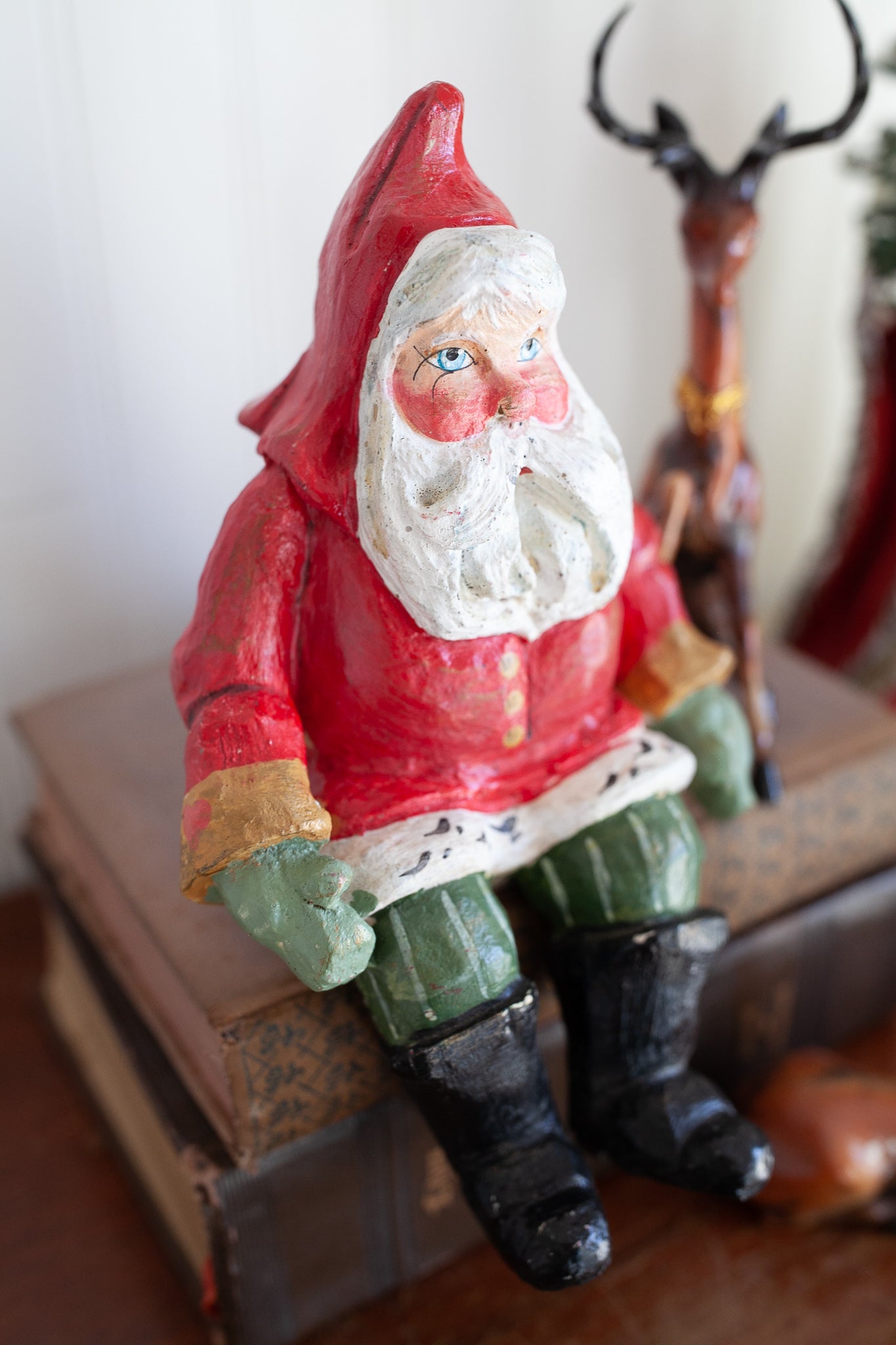 Vintage Santa - Shelf Sitter Santa
