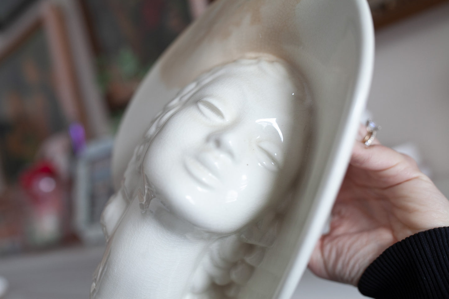 Vintage Lady Head Vase