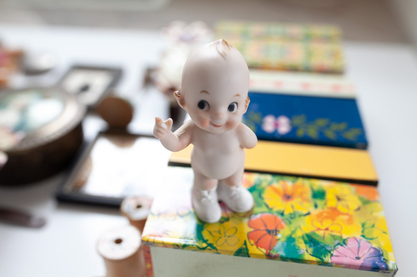 Vintage Kewpie -Standing Kewpie- Bisque