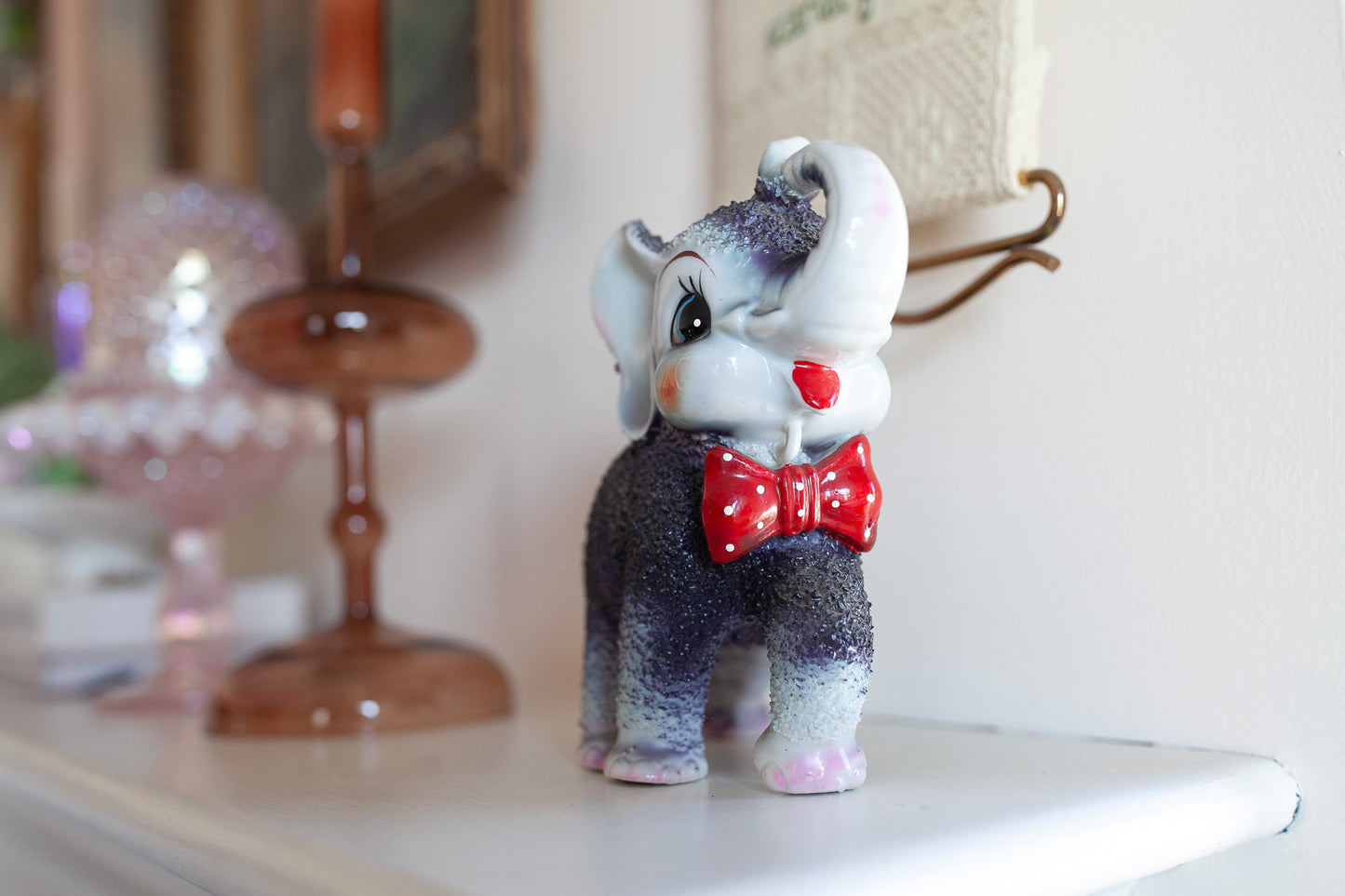 Vintage Elephant- Arnart -Purple Elephant