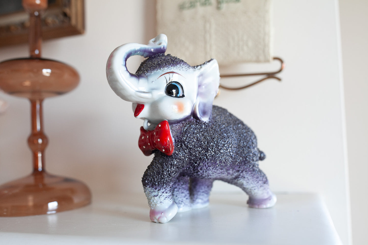 Vintage Elephant- Arnart -Purple Elephant