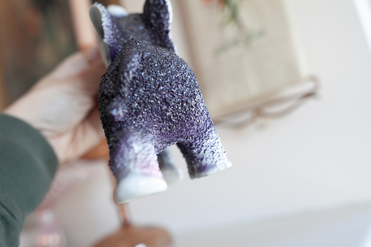 Vintage Elephant- Arnart -Purple Elephant