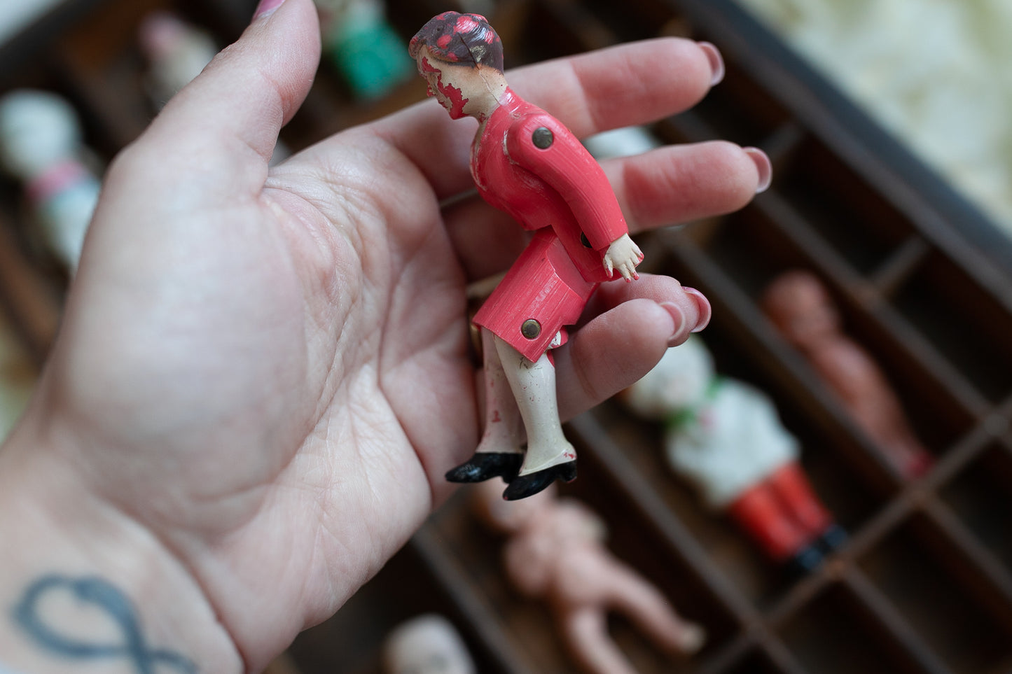 Vintage Dolls -Renwal Doll- Bisque doll