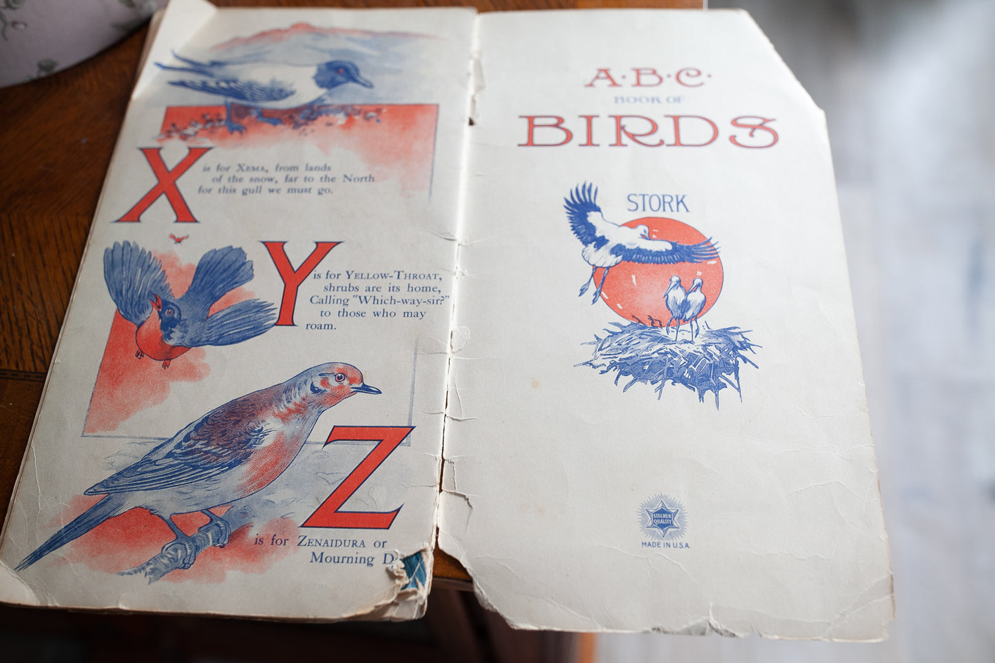 ABC Book of Birds - Bird Book Vintage Bird Book