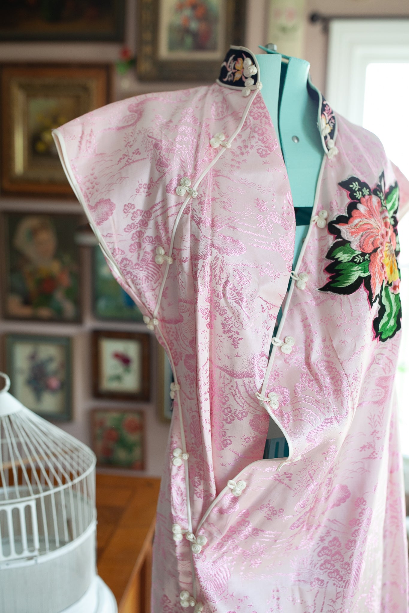 Vintage Dress - Made in Japan - Pink Dress