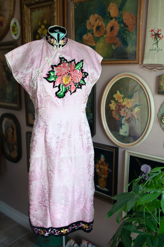 Vintage Dress - Made in Japan - Pink Dress