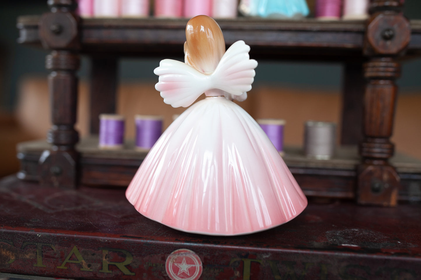 Josef Originals Vintage Birthday Angel Girl Porcelain Figurine 12 Years Old