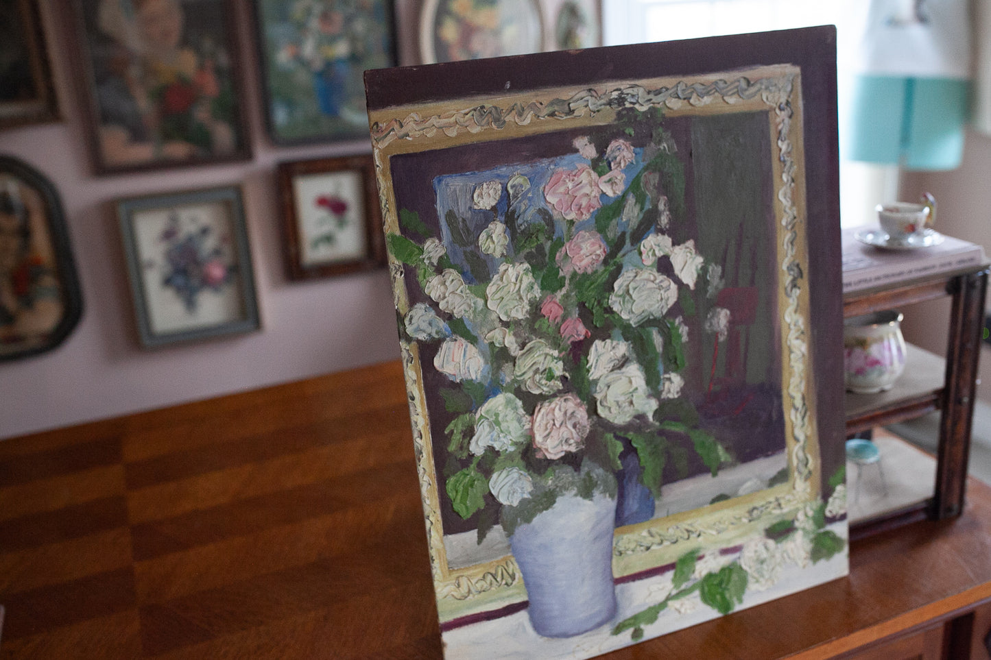 Vintage Floral Painting- Floral Painting
