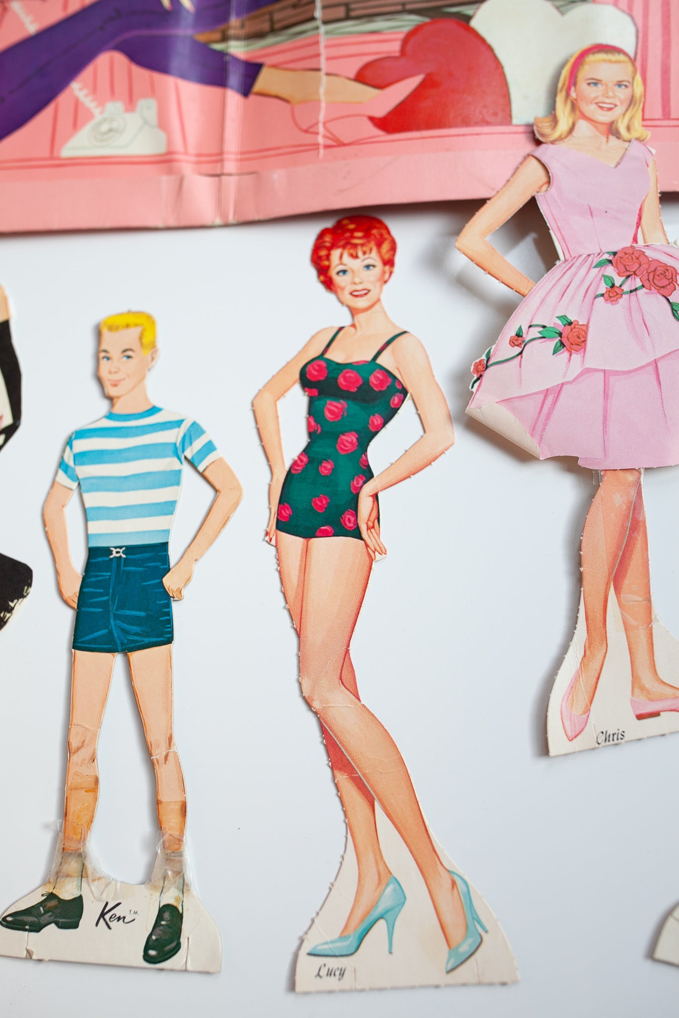 Vintage Barbie/Ken Cut Outs 1962 Mattel Whitman Publishing
