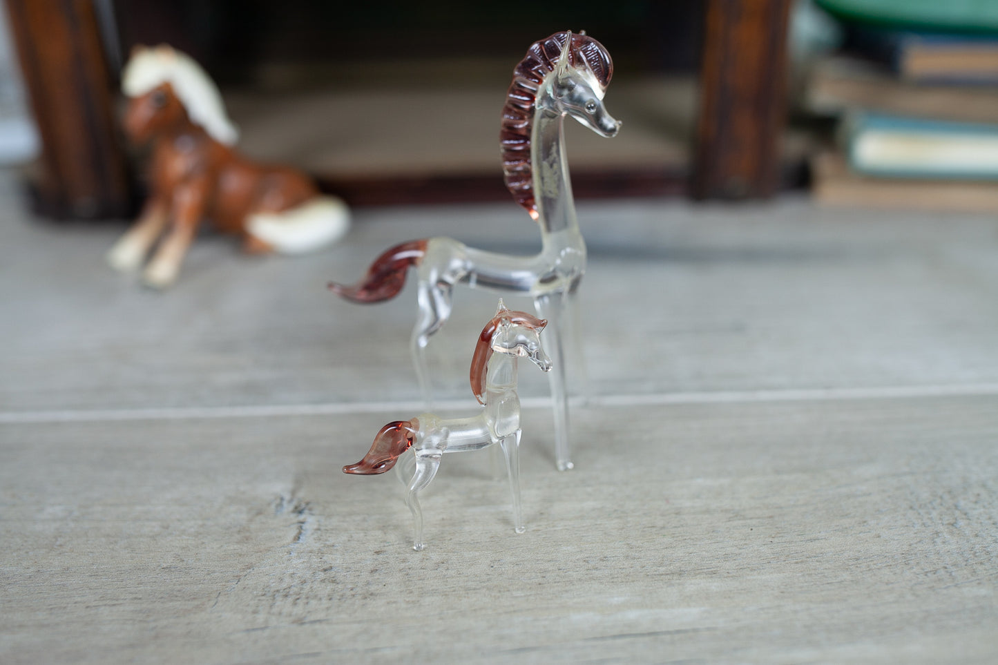 Vintage Horse Figurines - Glass Horse