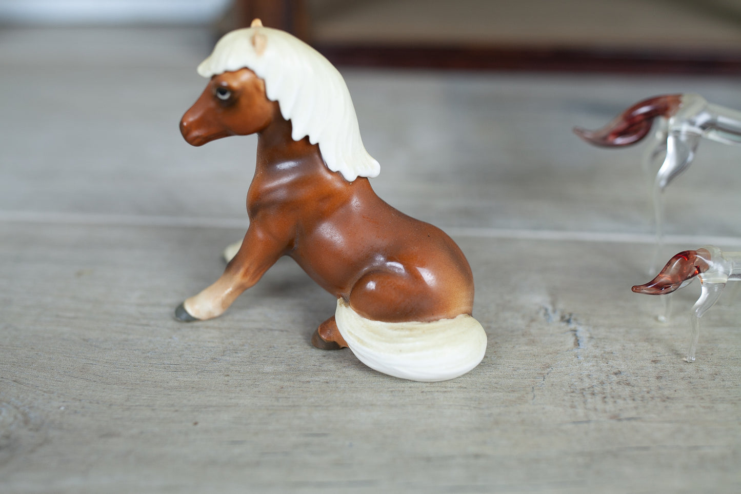 Vintage Horse Figurines - Glass Horse