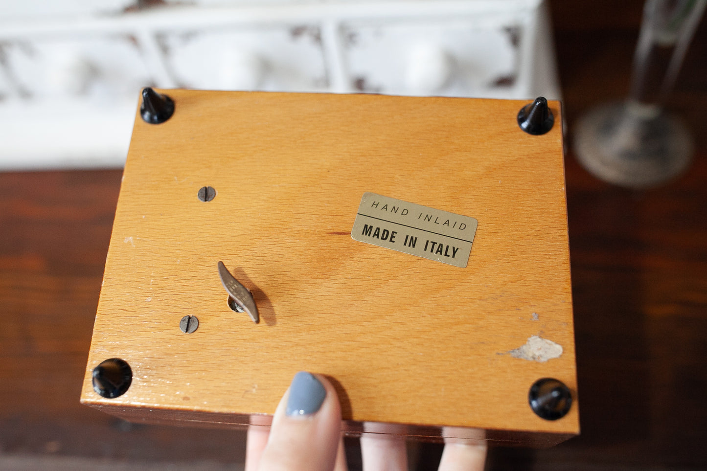 Vintage Music Box - Norman Rockwell Music Jewelry Box
