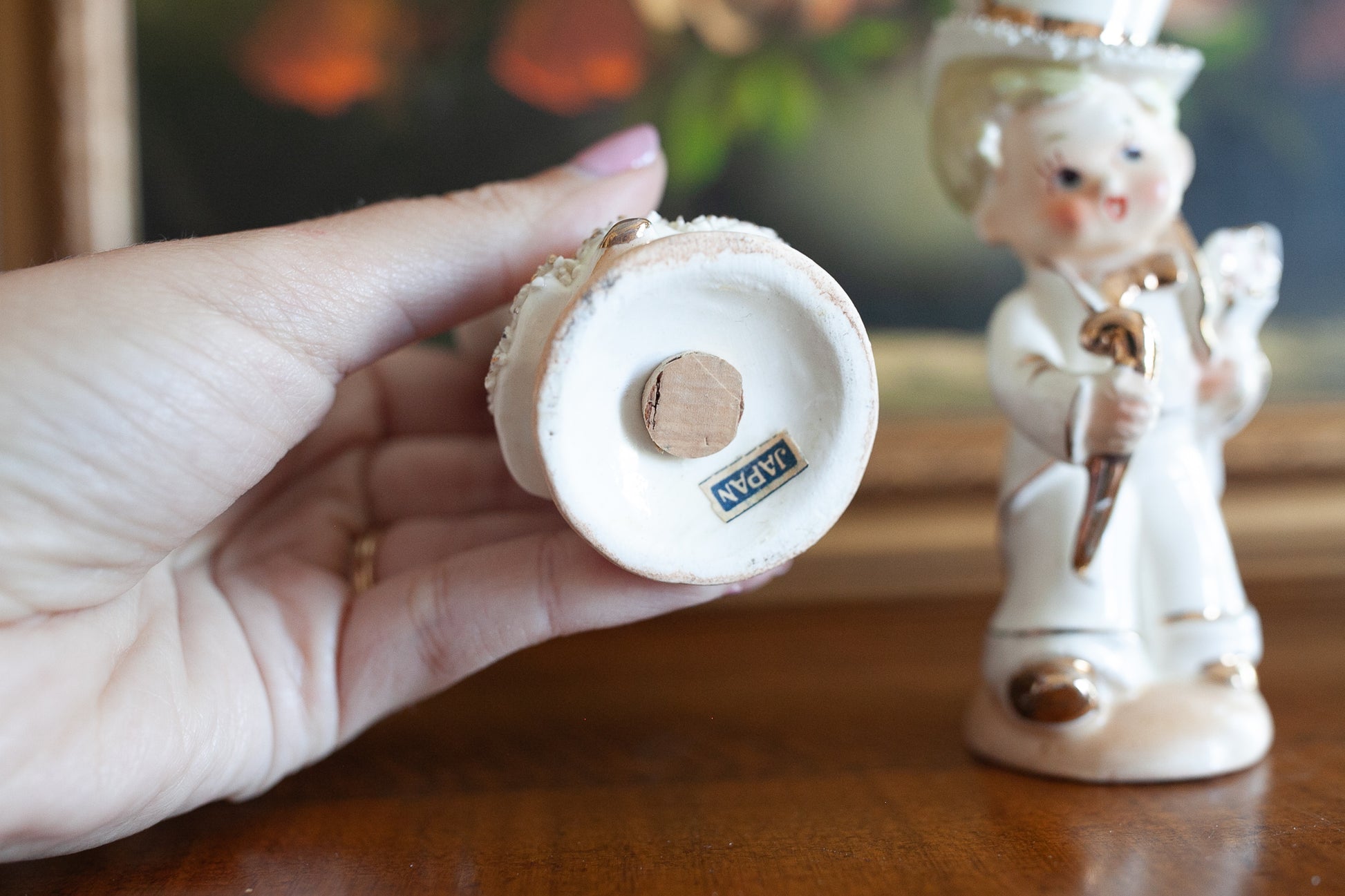 Vintage Bride & Groom Salt & Pepper Shakers