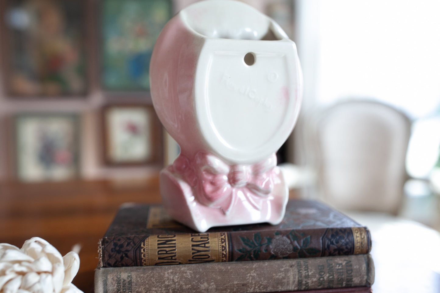 Vintage Head Vase - Pink Lady Head Vase