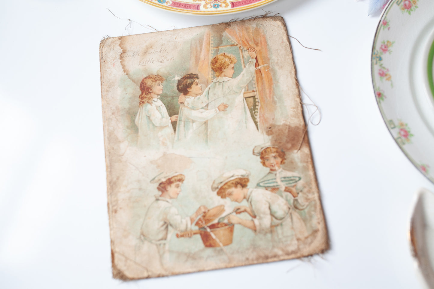 Antique Nursery Rhymes - Antique artwork - Antique Children's Book