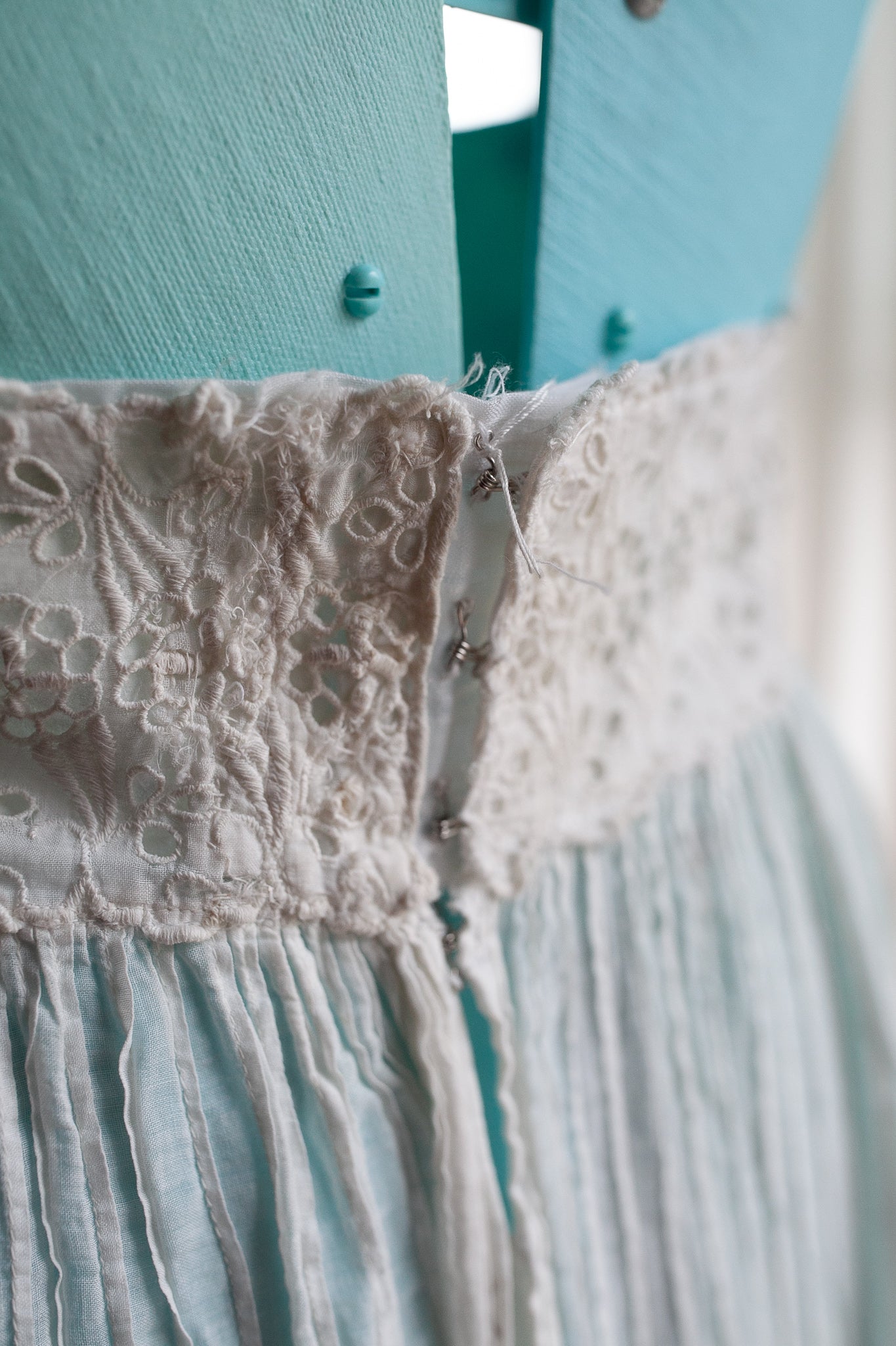 Antique Edwardian Skirt - White Long Skirt- Lace Skirt