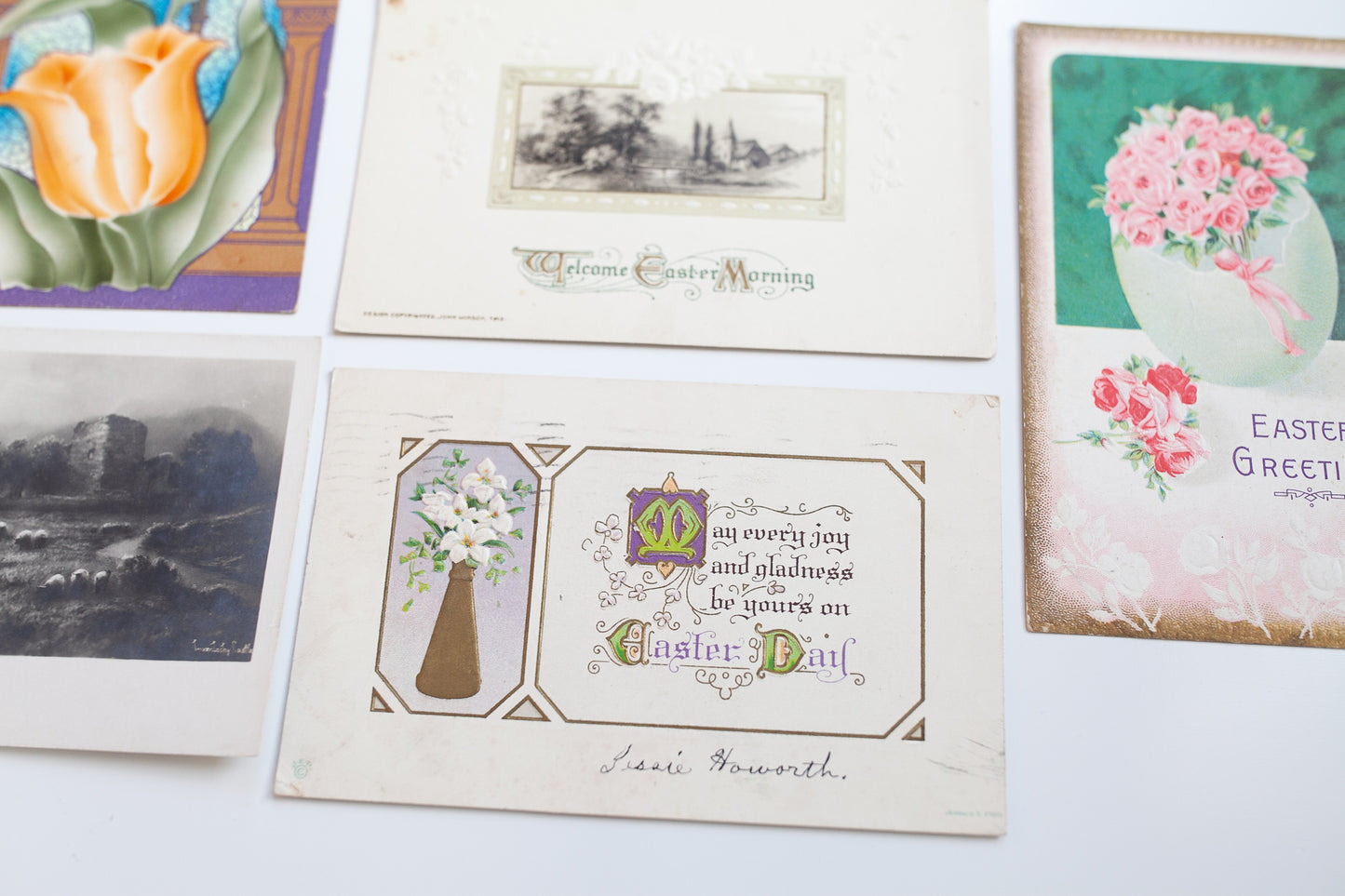 Vintage Post Cards -Easter Post Cards -Antique Ephemera