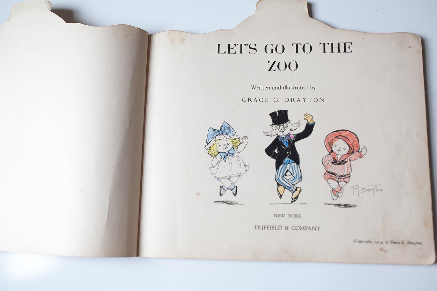 Let's Go to The Zoo Grace G. Drayton 1914 - Book