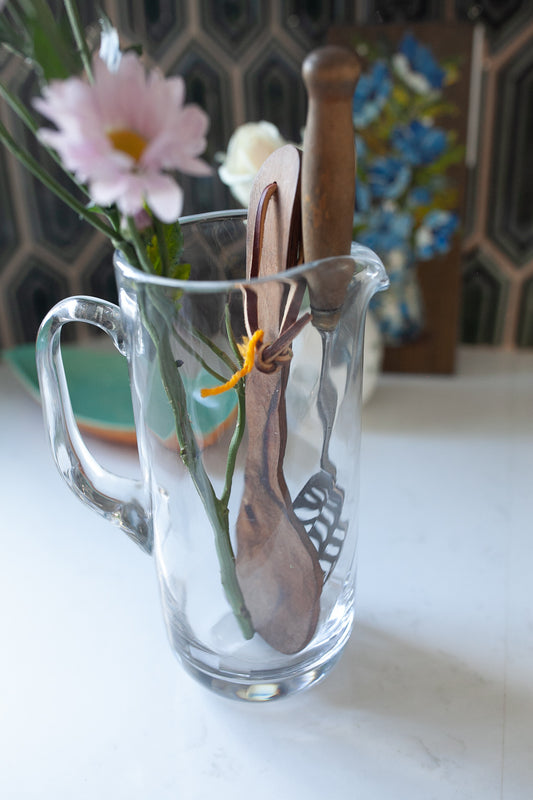 Vintage Glass Pitcher