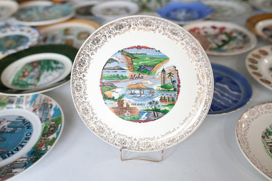 Vintage Plate - Tourist Plate - Souvenir Plate - Hawaii Plate