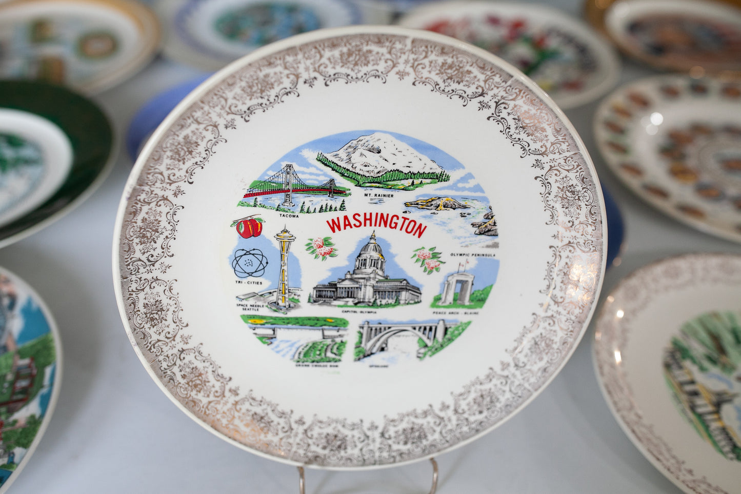 Tourist Plate -Souvenir Plate - Washington