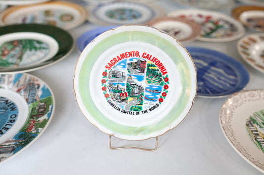 California Souvenir- Tourist Plate - Souvenir Plate - Sacramento