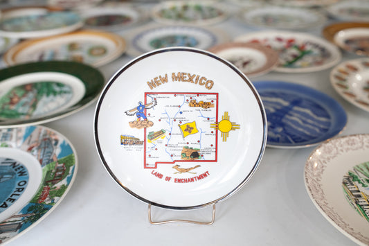 New Mexico- Plate- Souvenir Plate- Tourist Plate