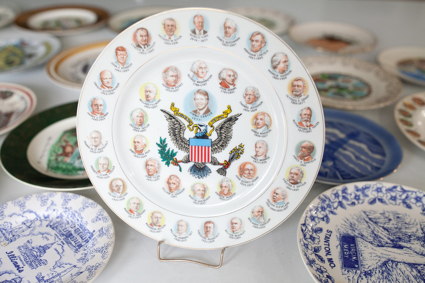 President Plate - Vintage Plate- Presidents -United States Plate