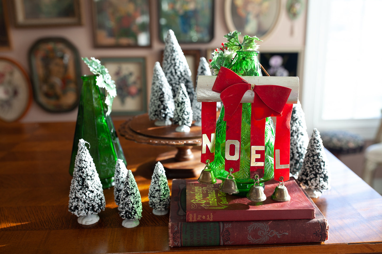 Vintage Noel Decoration- Christmas Decor- Bells
