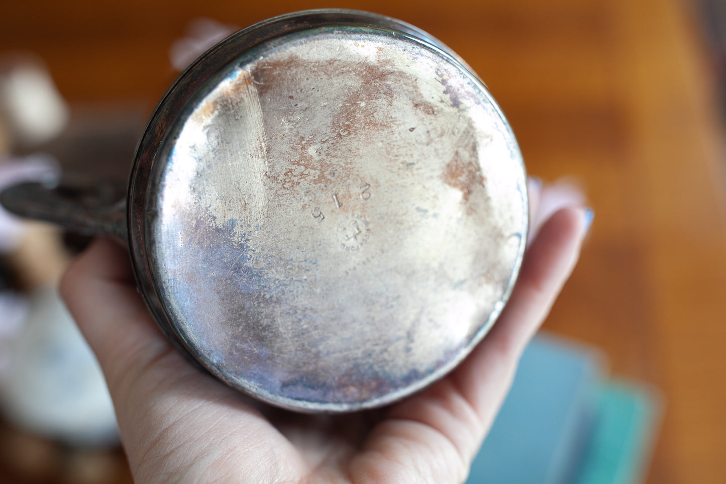 Antique Silver Sugar Bowl