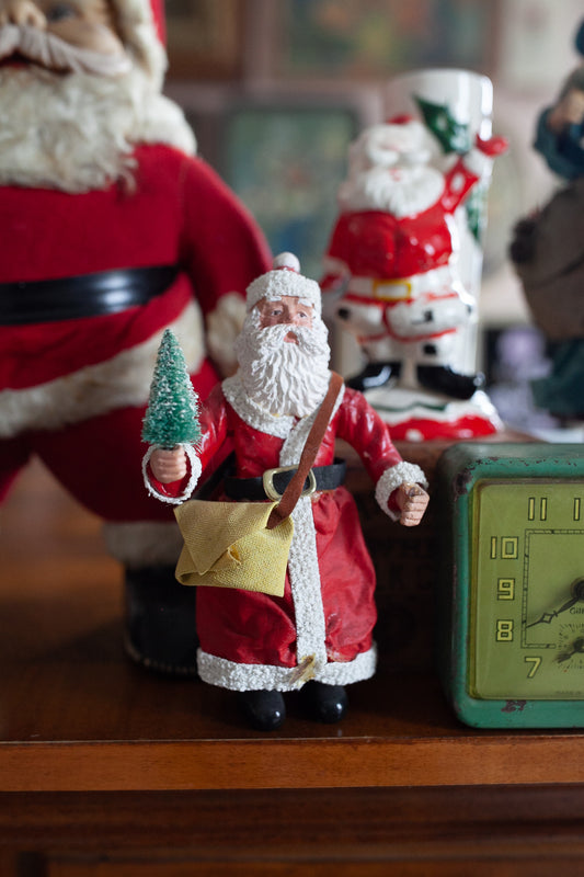 Vintage Santa- Paper Mache Santa