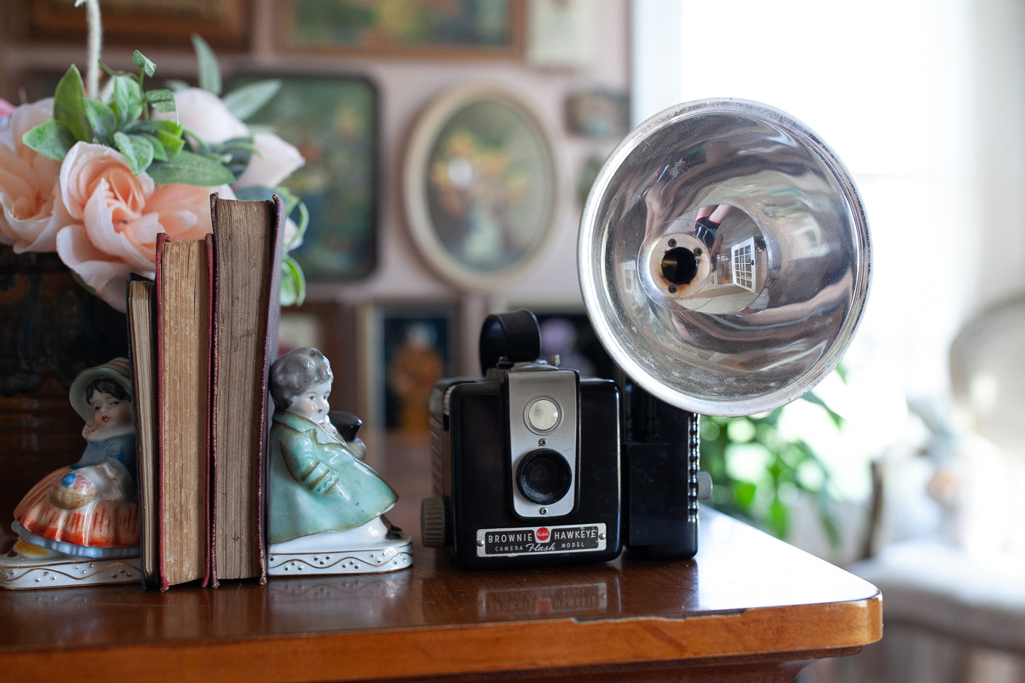 Vintage Brownie Hawkeye Camera with Flash