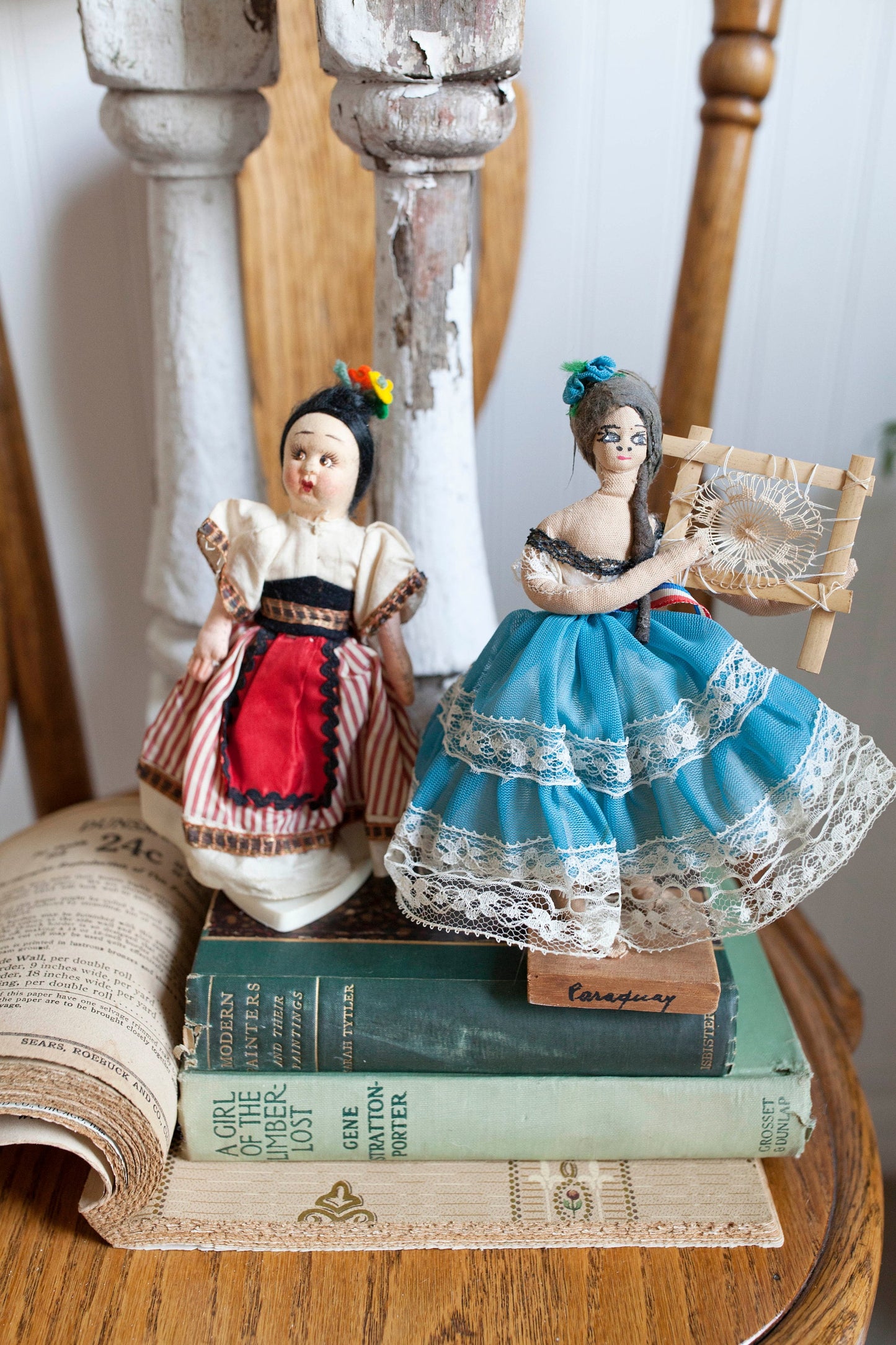 Vintage Dolls- souvenir dolls- Paraguay