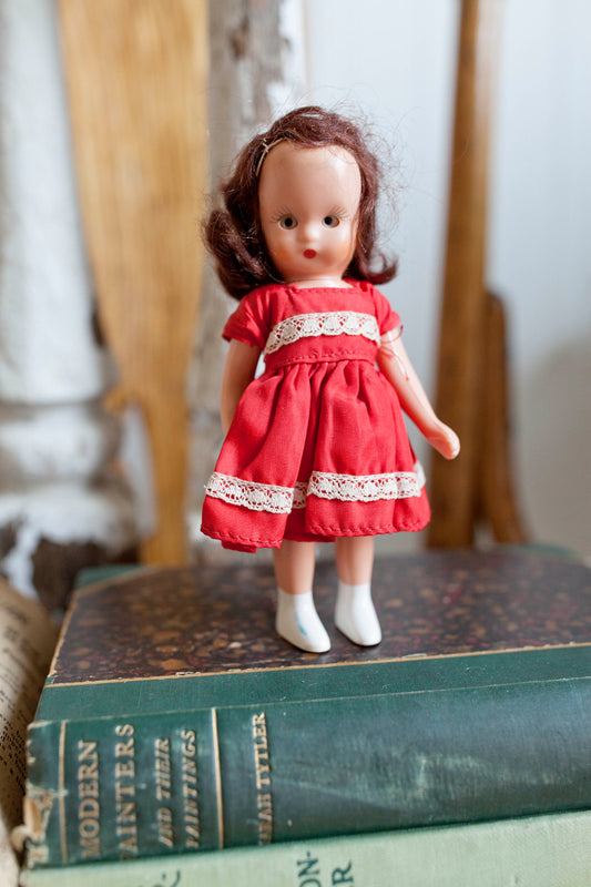 Vintage Story Book Dolls Plastic with Sleepy Eyes