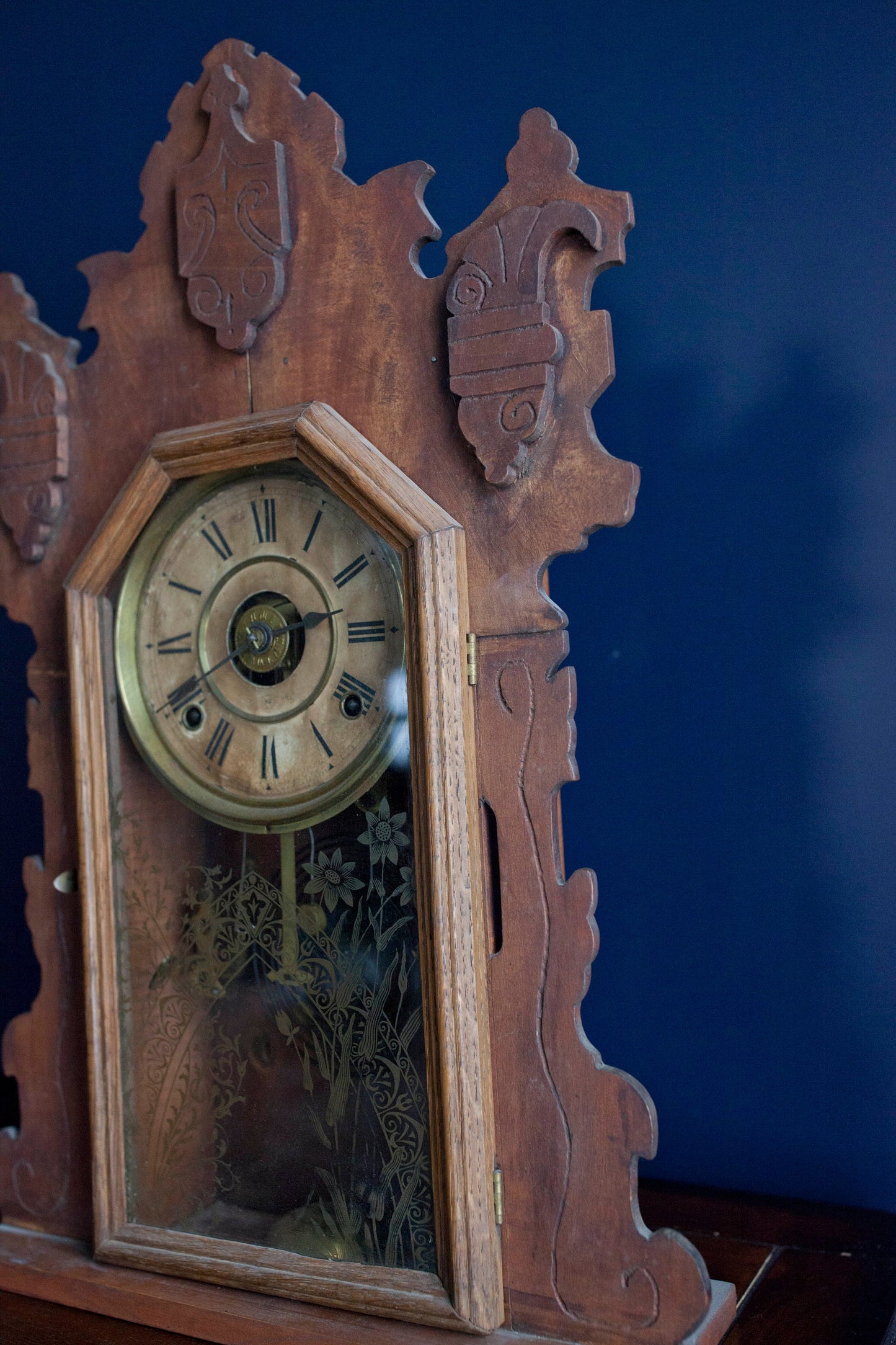 Antique Seth Thomas Clock- Gingerbread Clock- Clock Case