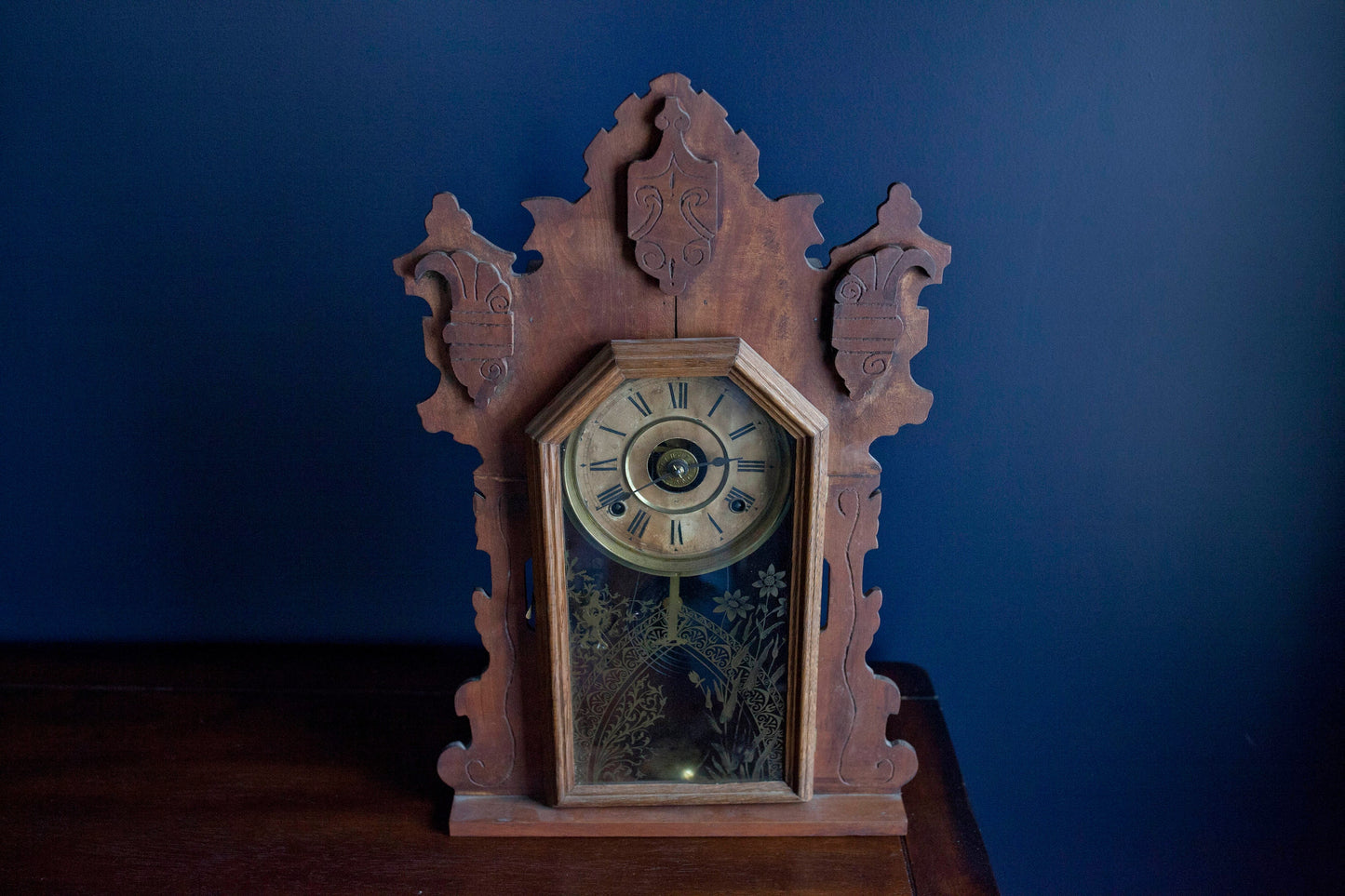 Antique Seth Thomas Clock- Gingerbread Clock- Clock Case