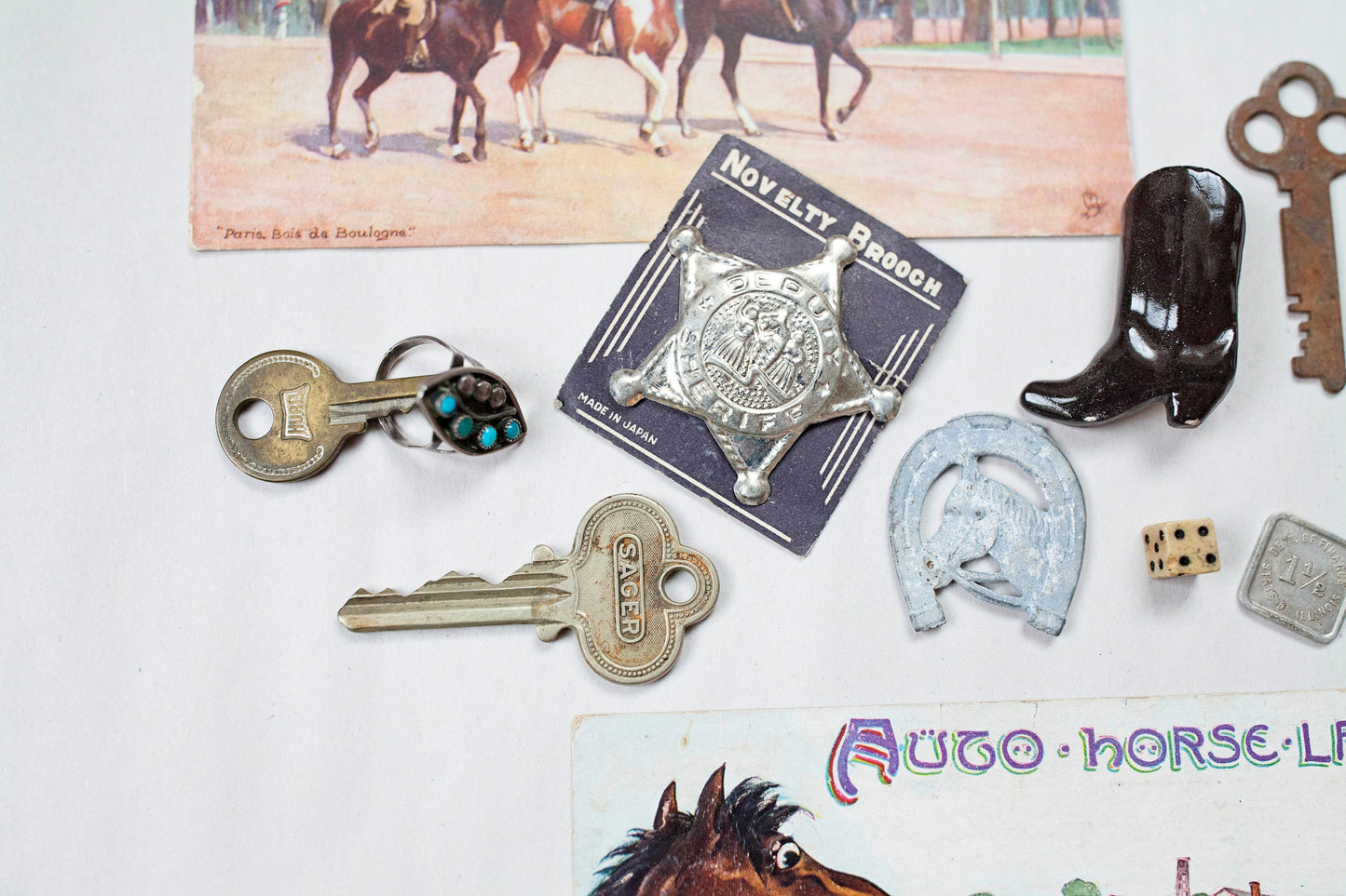 Horse Enthusiast- Horse Postcards and Trinkets -Equestrian