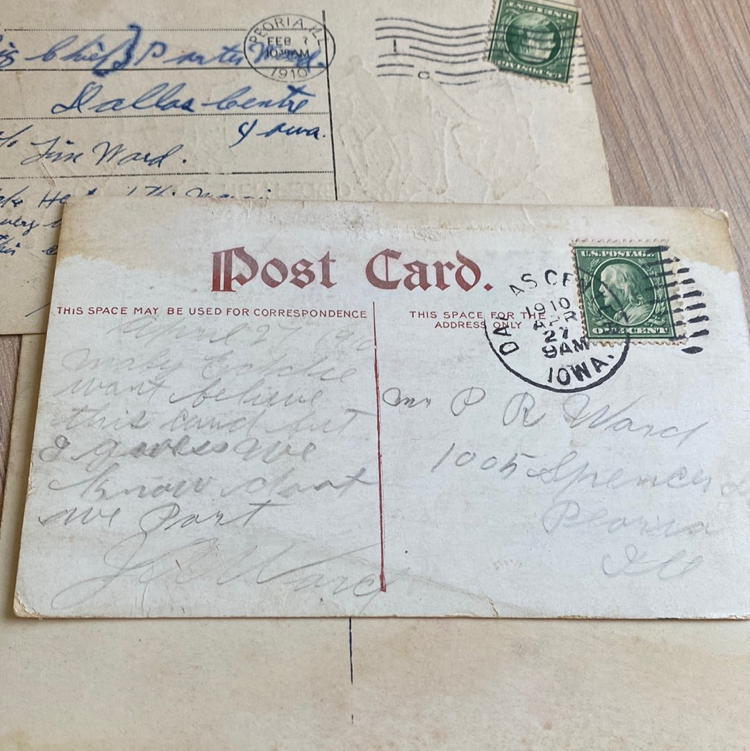 Antique postcards - funny postcard - marriage humor-postcard
