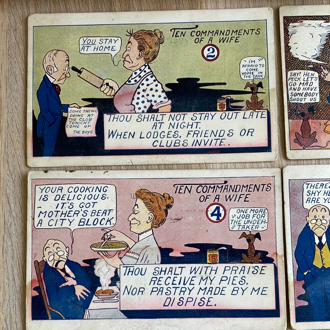 Postcard: Ten Commandments of a Wife No.2,3,4,7