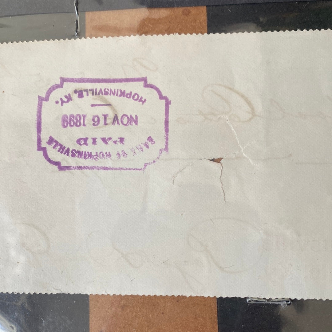 War Stamp Tax -1800s Bank Checks- Antique Bank Checks