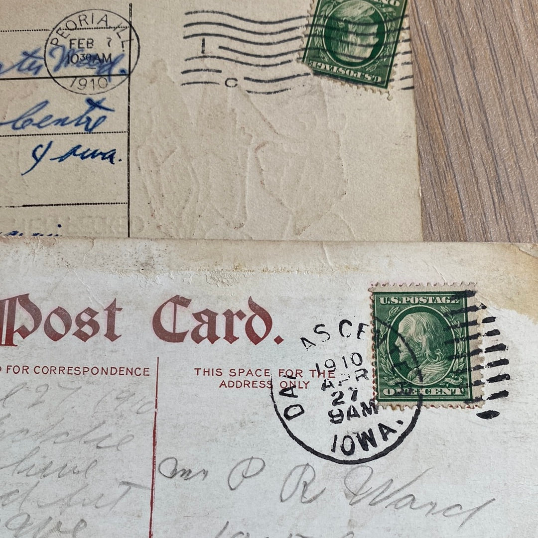 Antique postcards - funny postcard - marriage humor-postcard
